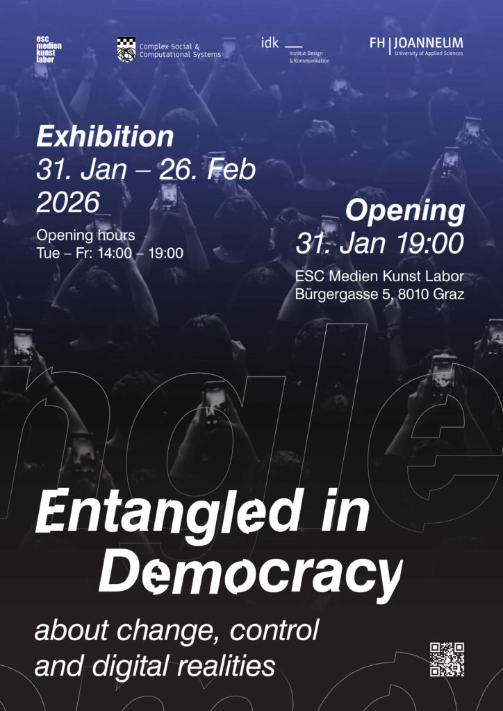 Exhibition "Entangled in Democracy" - Poster